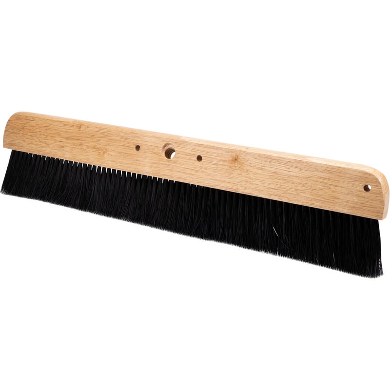 MARSHALLTOWN Wood Backed Concrete Broom, Polypropylene Bristles, 24 Inch, Non-Slip Finish, Made in USA, 830 - Image 2